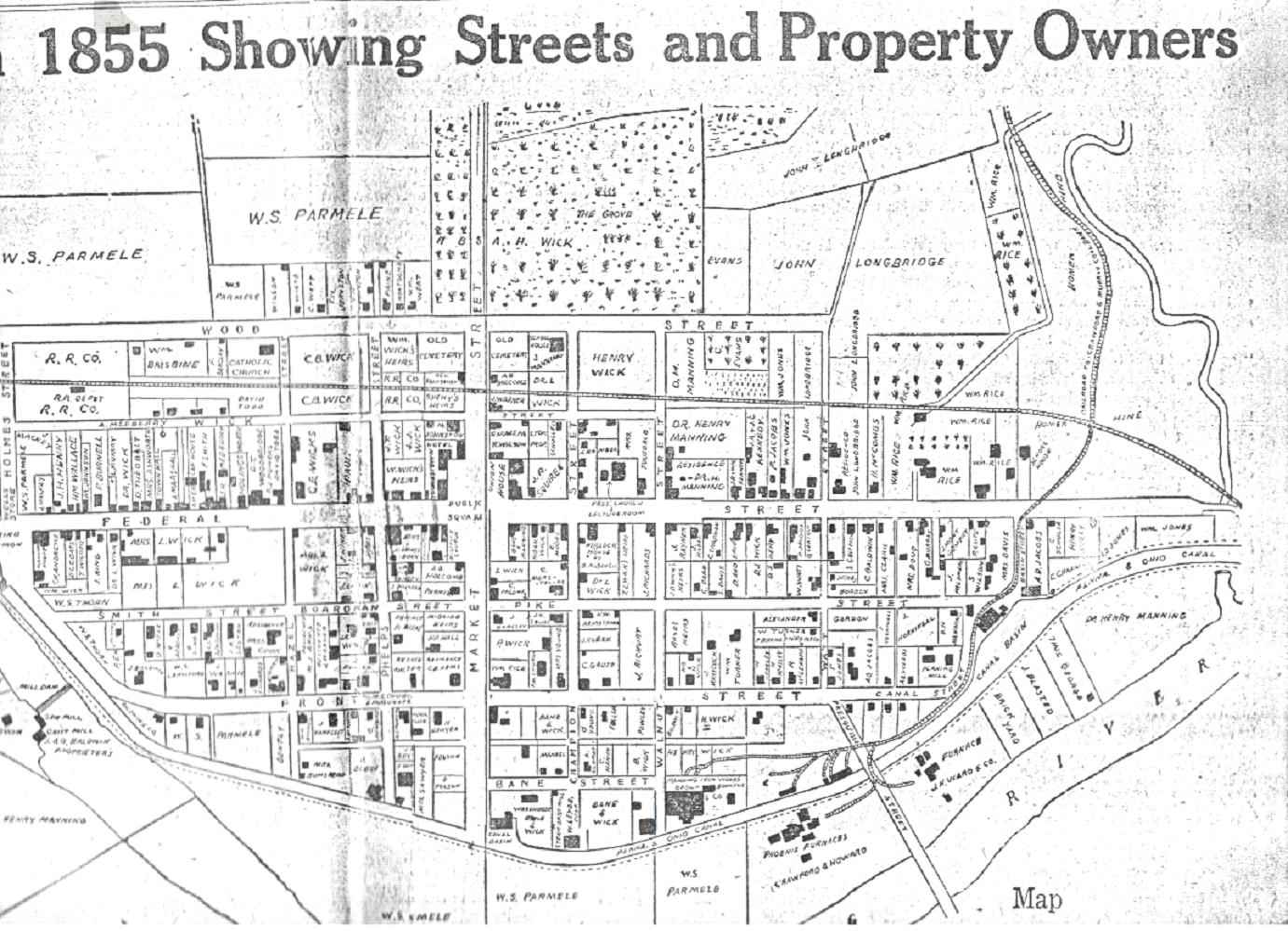 1882 Map Of Youngstown